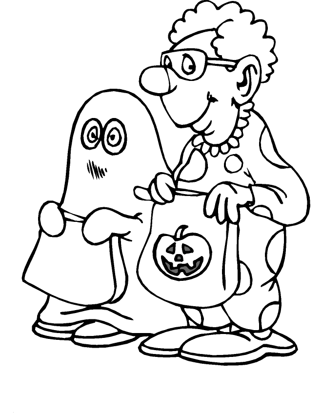 coloriage monstres d halloween